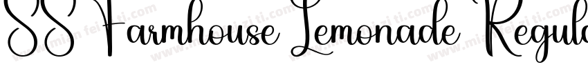 SS Farmhouse Lemonade Regular字体转换